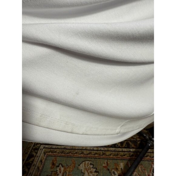 Halogen Dolman Sleeve Midi Dress in Bright White Sz L New With Imperfections - Picture 11 of 12